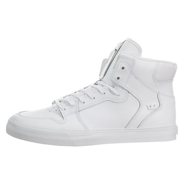 Supra Mens Vaider High Top Shoes - White | Canada K2826-9O09